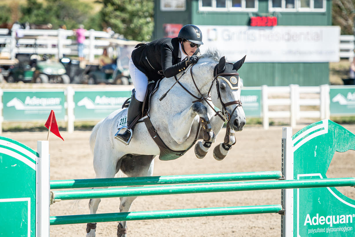 Cincenetty GJ Z owned by Dawn Valerius in the $25k autumn in the Rockies Grand Prix 2019