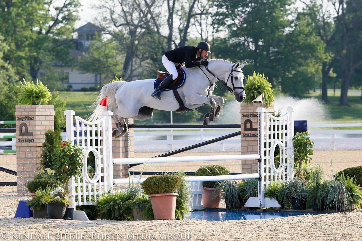 Chellana jumping in Lexington, KY. Photo: Kendall Bierer/Phelps Media Group