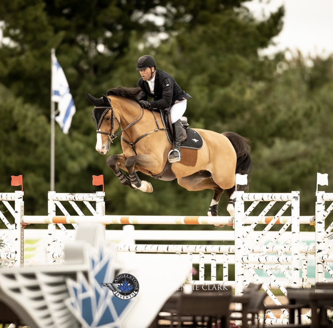 Enzo and Kyle on their way to a double clean at a 5* Grand Prix event. Photo: Mackenzie Clark