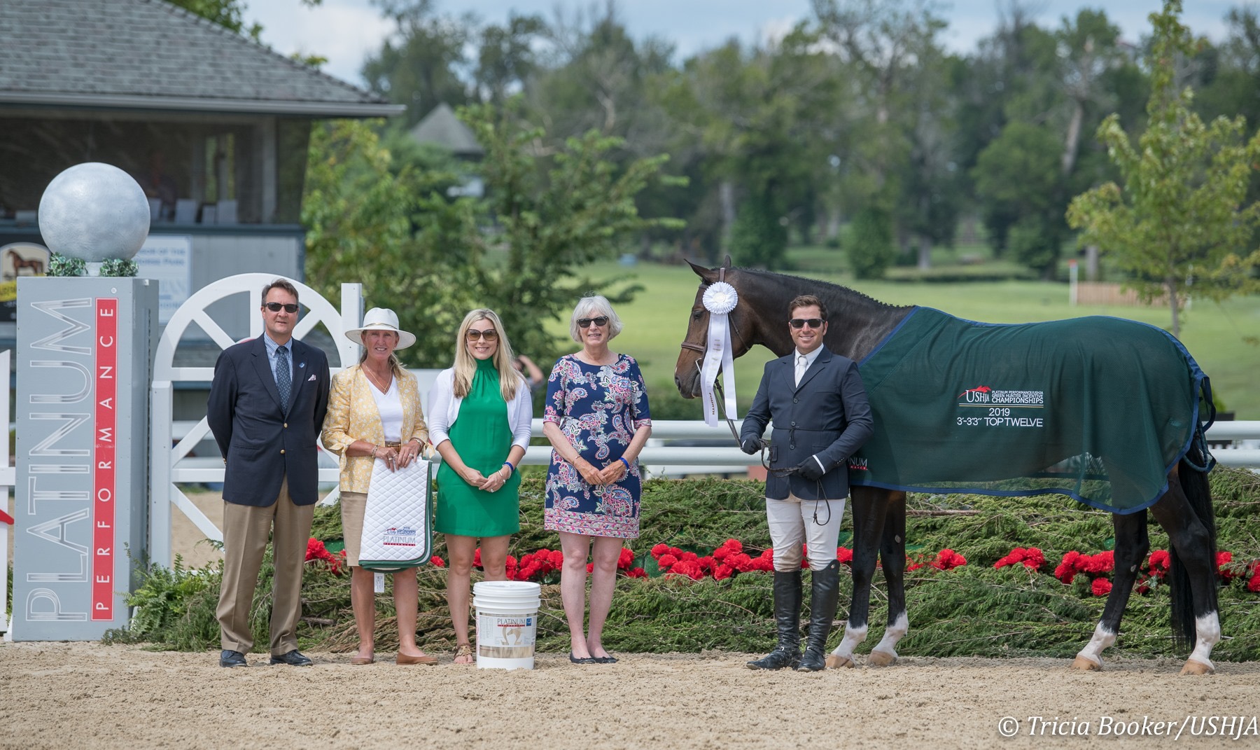 Reese’s, 4th overall Green Incentive finals, and highest placed horse from the 3”3 section overall out of 175+ horses. Photo: Tricia Booker/USHJA.
