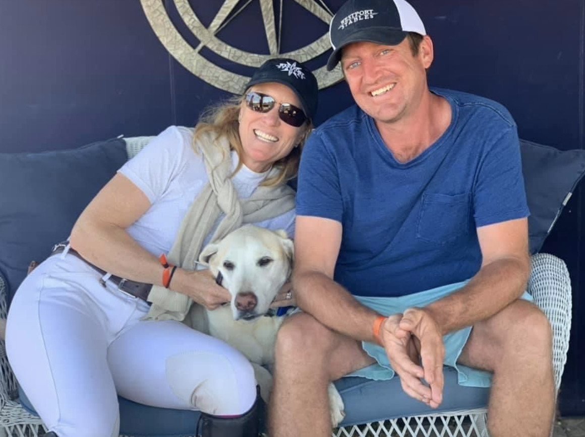 Wendy and Nick at a horse show. Photo courtesy of Wendy Krohn.